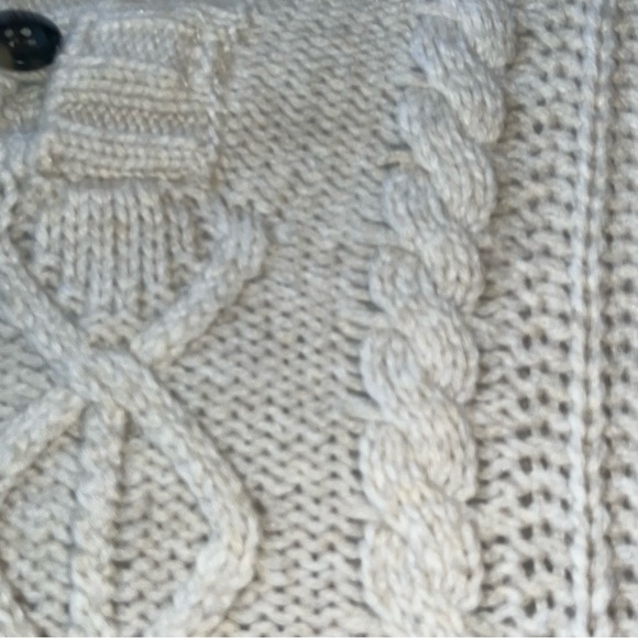 Gap Kids Fisherman Sweater with Sherpa lined collar - Picture 3 of 7